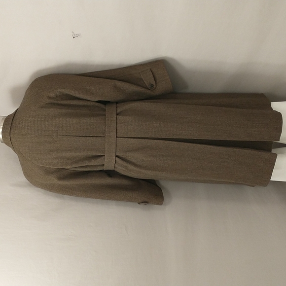 Cardinal of Canada Wool Belted Trench Coat High Quality Classic 40s Style Excelt - Picture 3 of 14